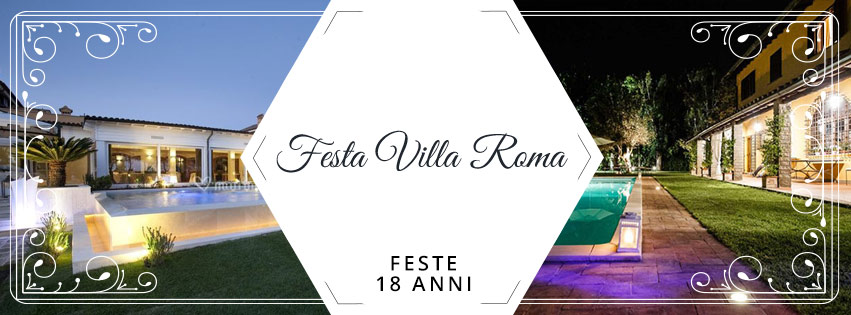 festa 18 anni in villa