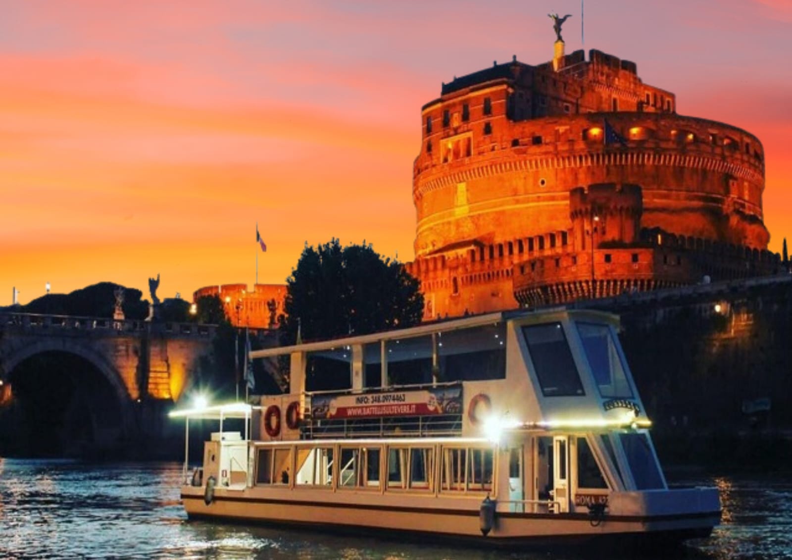 Festa 18 anni Battello sul Tevere roma